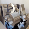 Custom house numbers metal stainless steel brush alphabet 3d letters